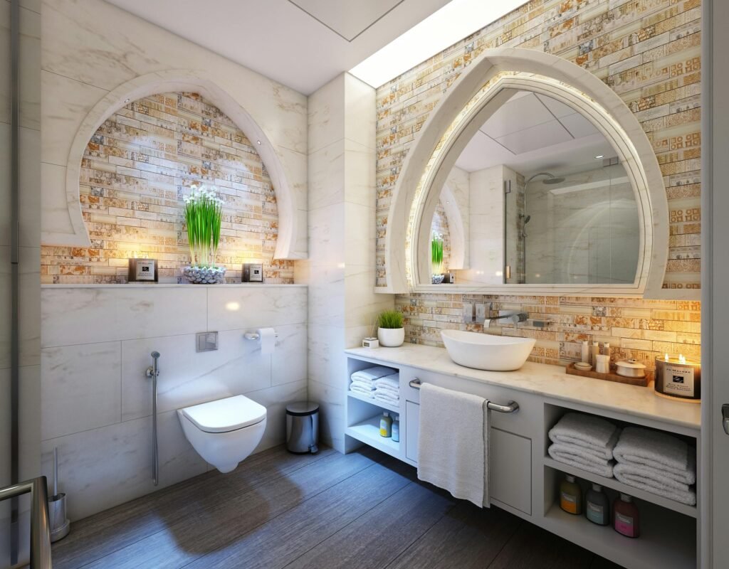 Tidy bathroom